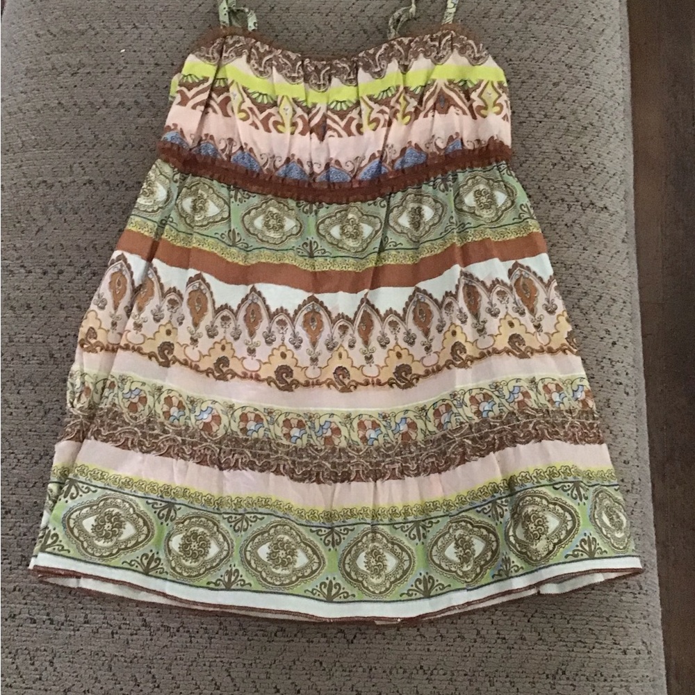 Angie Multicolor Patterned Camisole Top